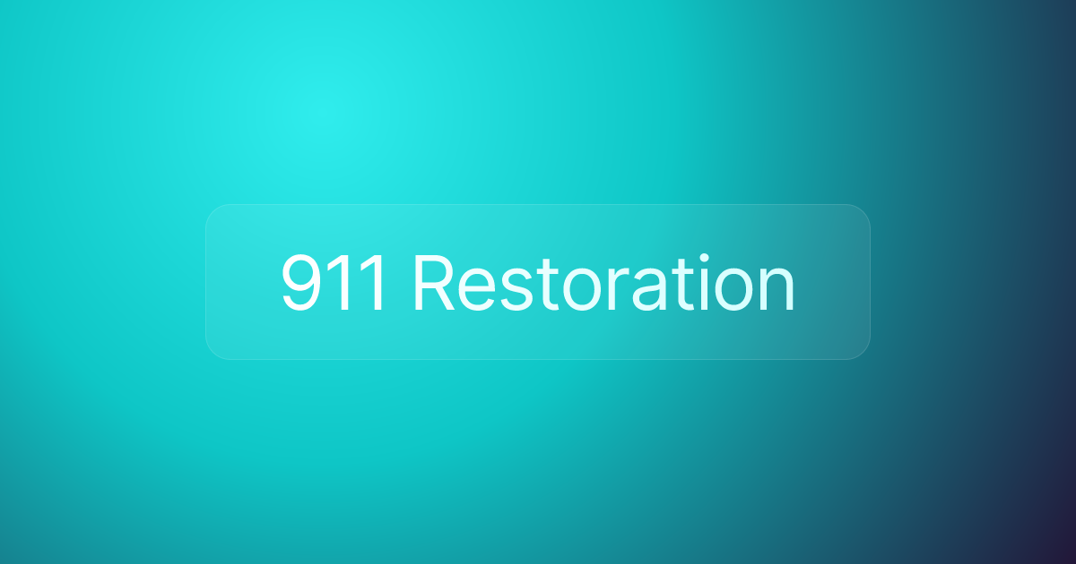 911 Restoration