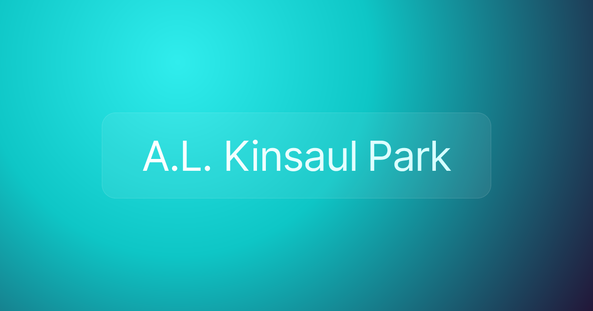 A.L. Kinsaul Park