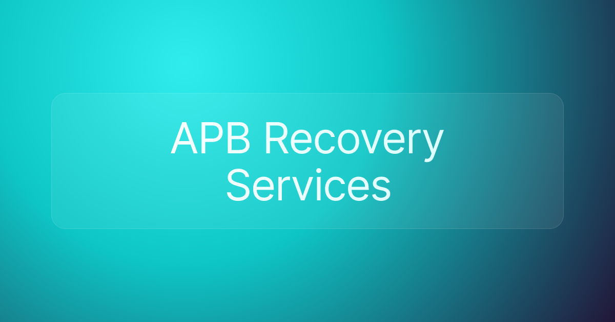 APB Recovery Services