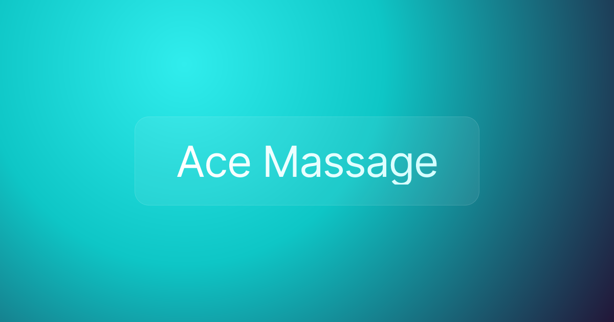 Ace Massage