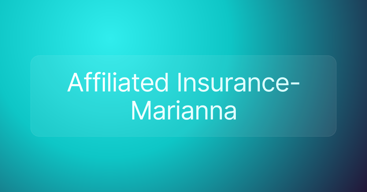Affiliated Insurance-Marianna