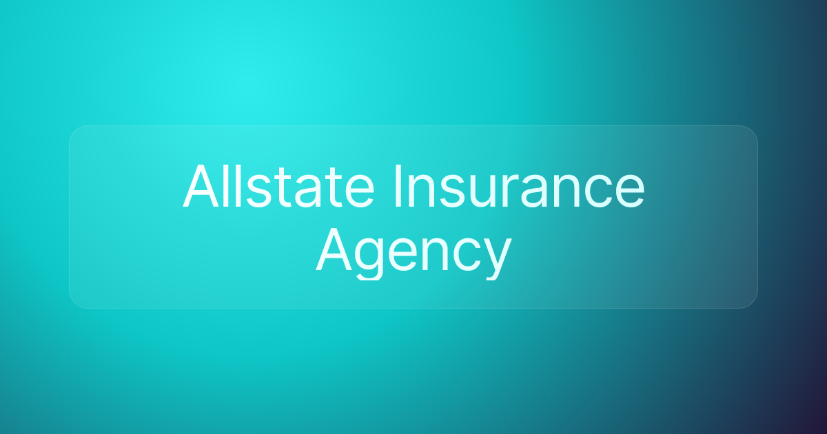 Allstate Insurance Agency