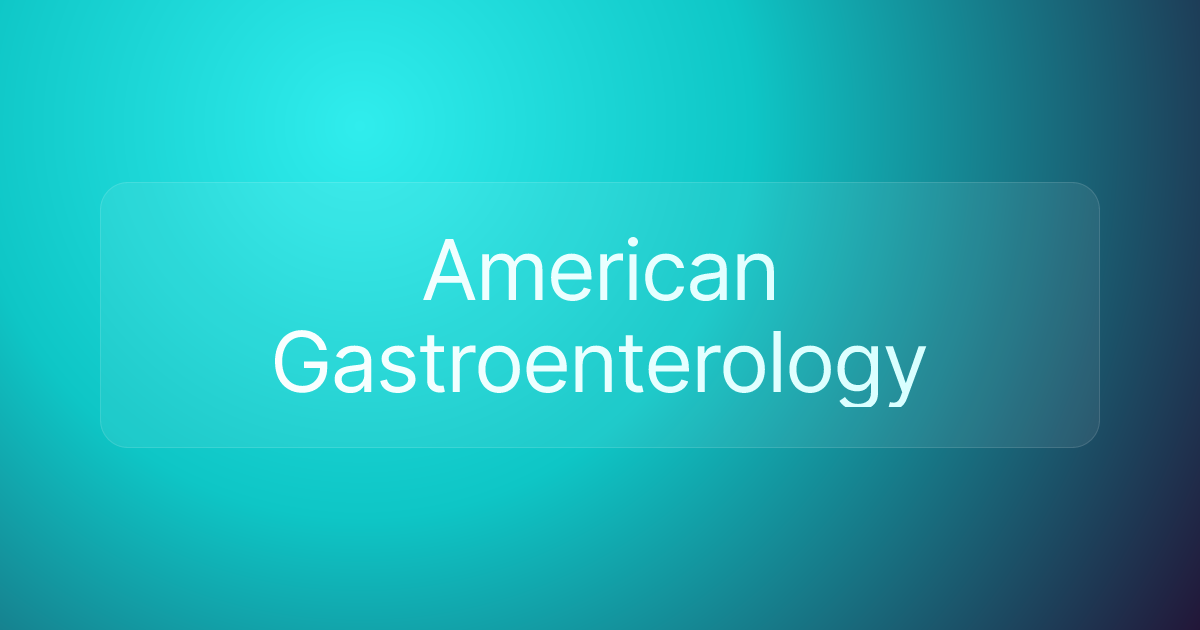 American Gastroenterology