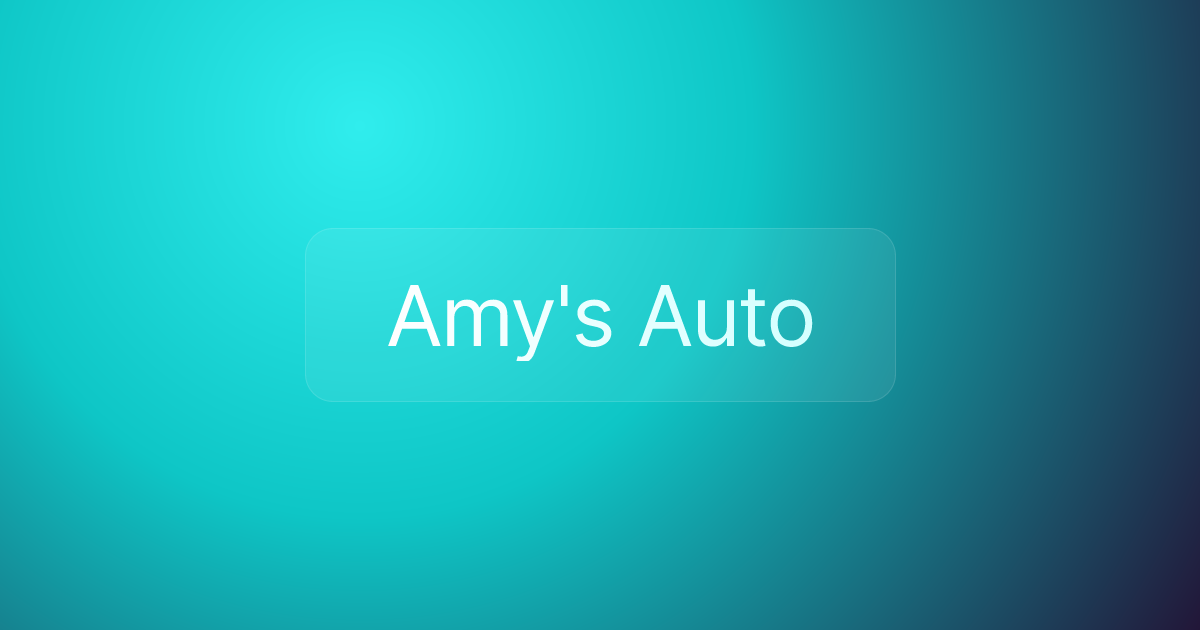 Amy's Auto