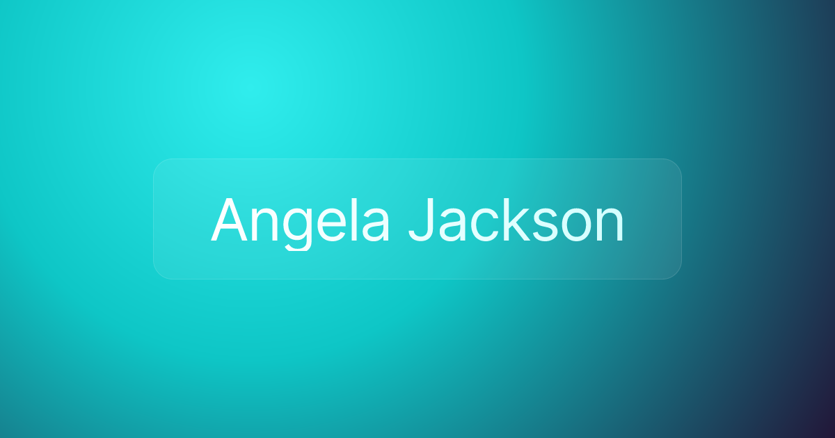 Angela Jackson