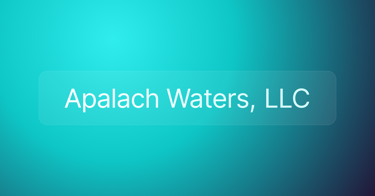 Apalach Waters, LLC