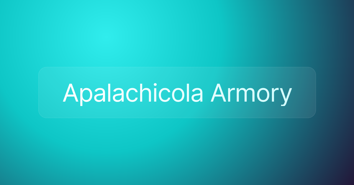 Apalachicola Armory
