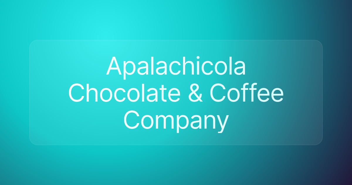 Apalachicola Chocolate & Coffee Company