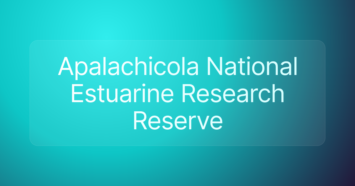 Apalachicola National Estuarine Research Reserve