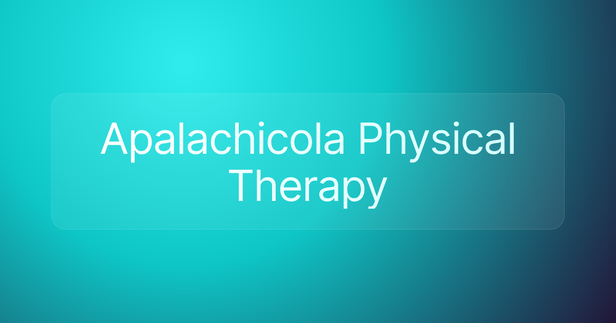 Apalachicola Physical Therapy