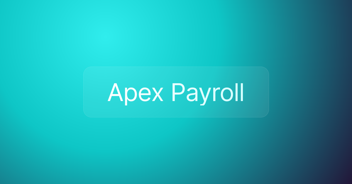 Apex Payroll