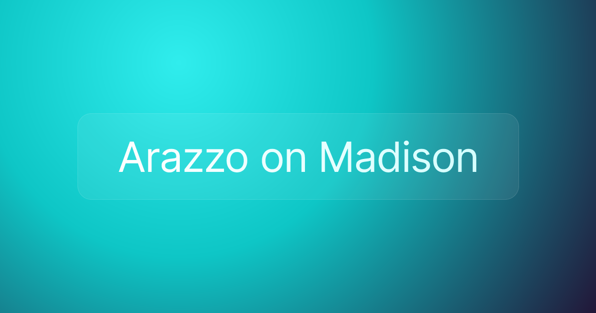 Arazzo on Madison