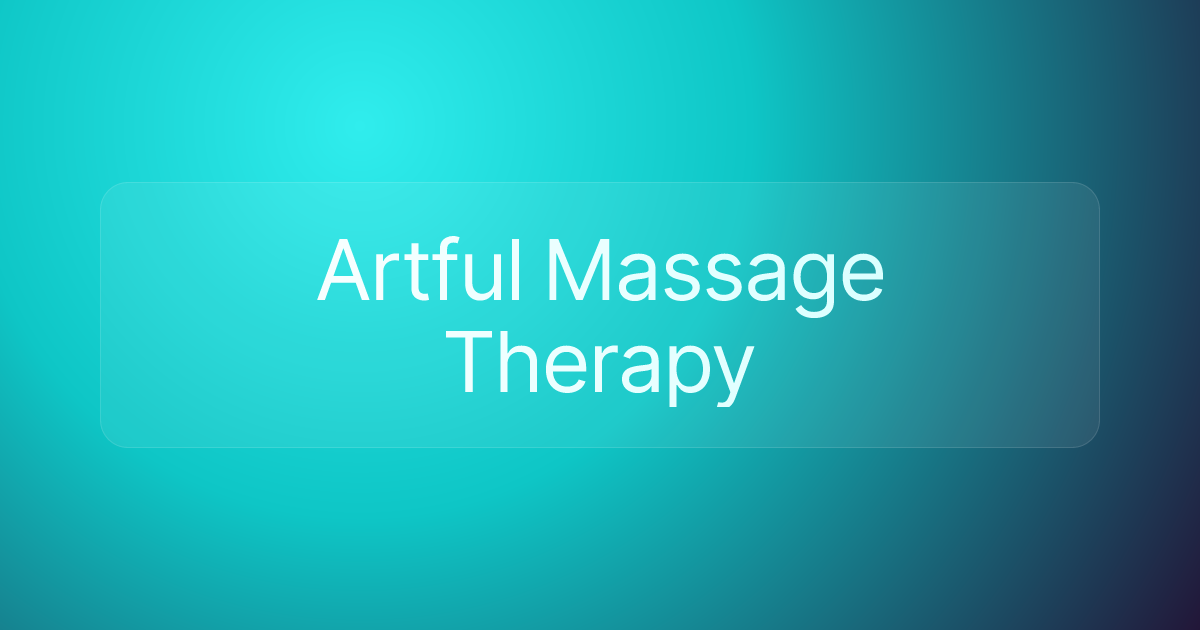 Artful Massage Therapy
