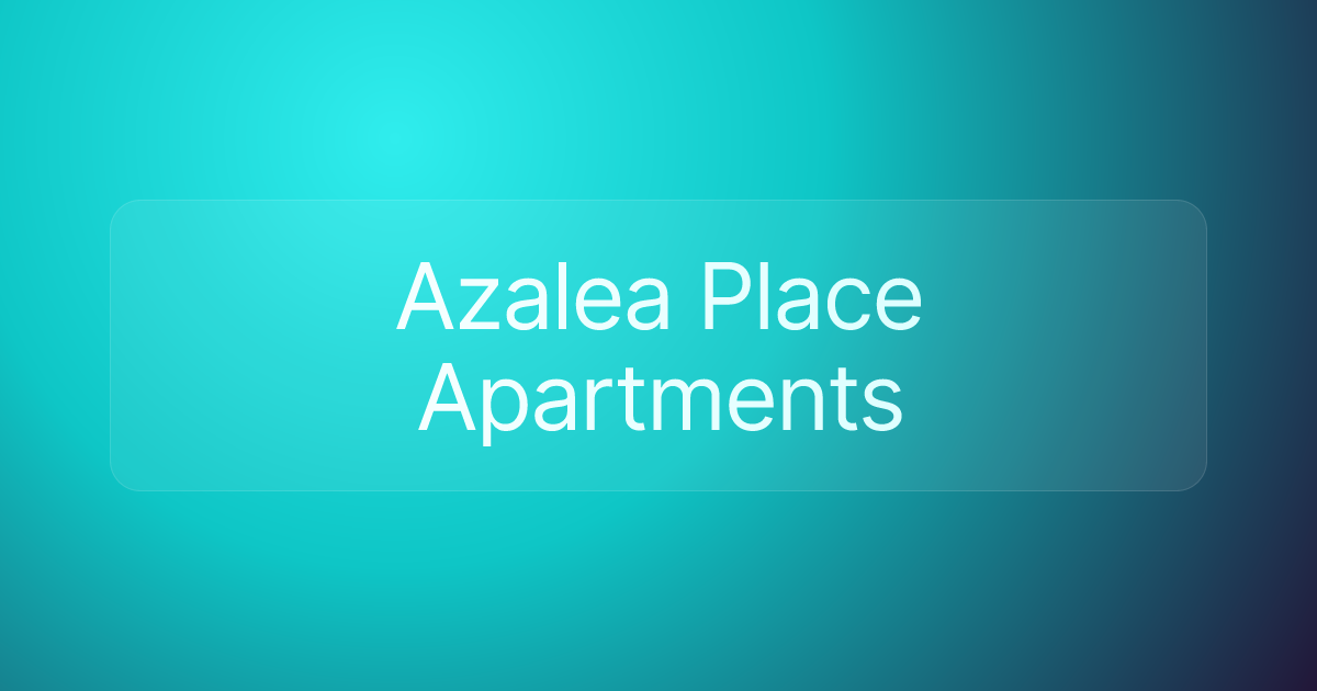 Azalea Place Apartments