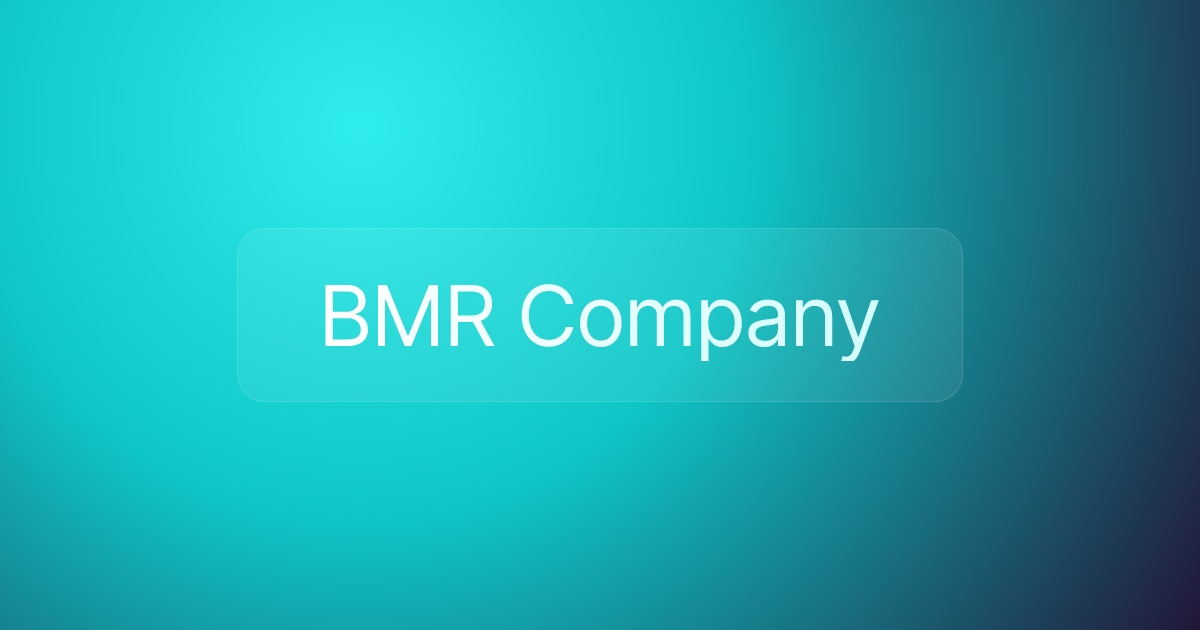 BMR Company