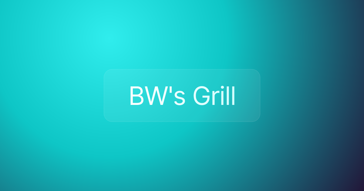 BW's Grill