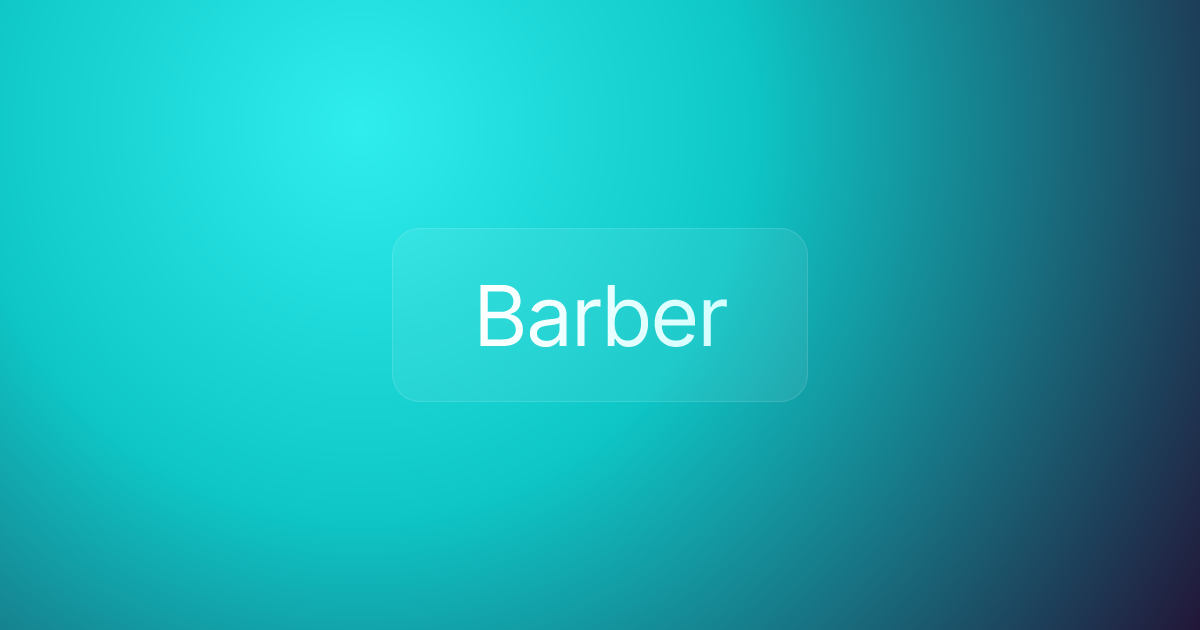 Barber