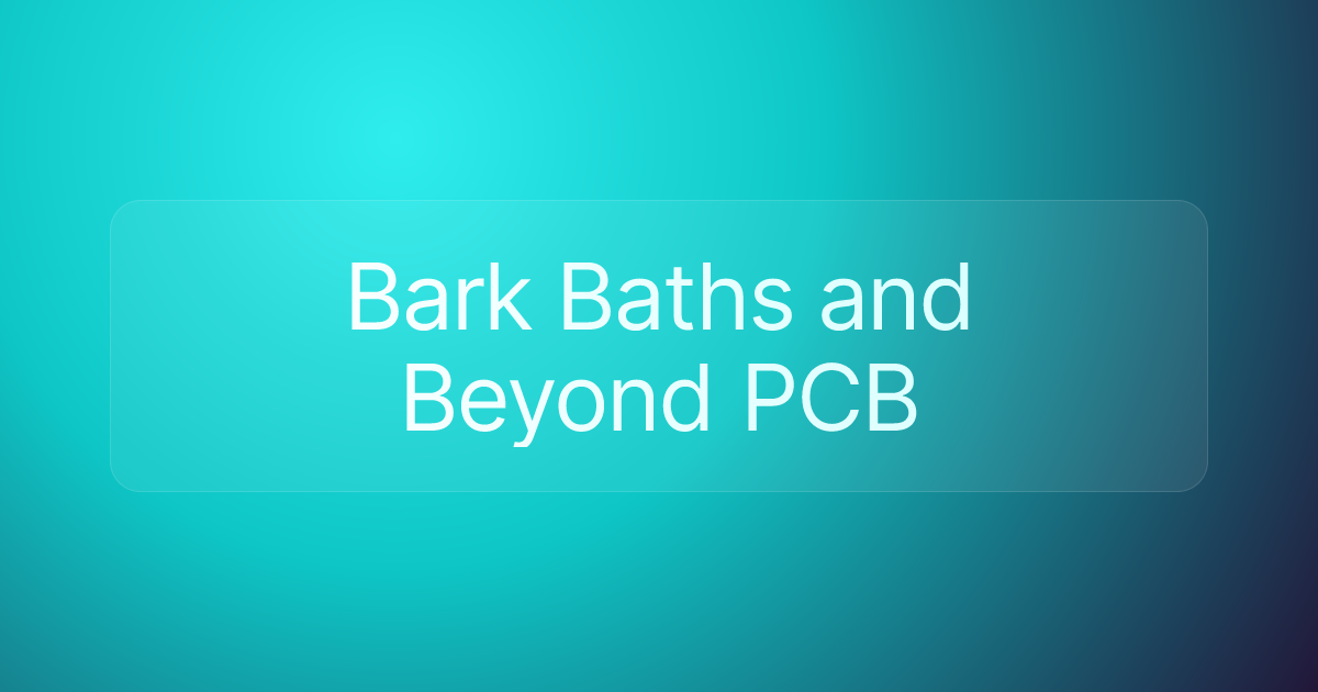 Bark Baths and Beyond PCB