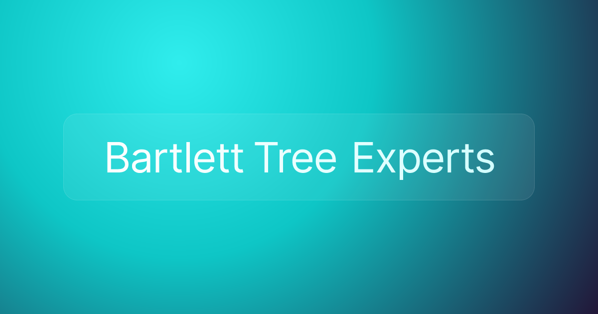 Bartlett Tree Experts