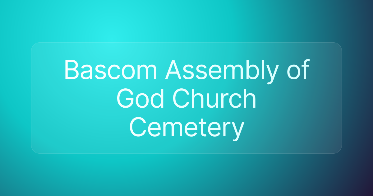 Bascom Assembly of God Church Cemetery