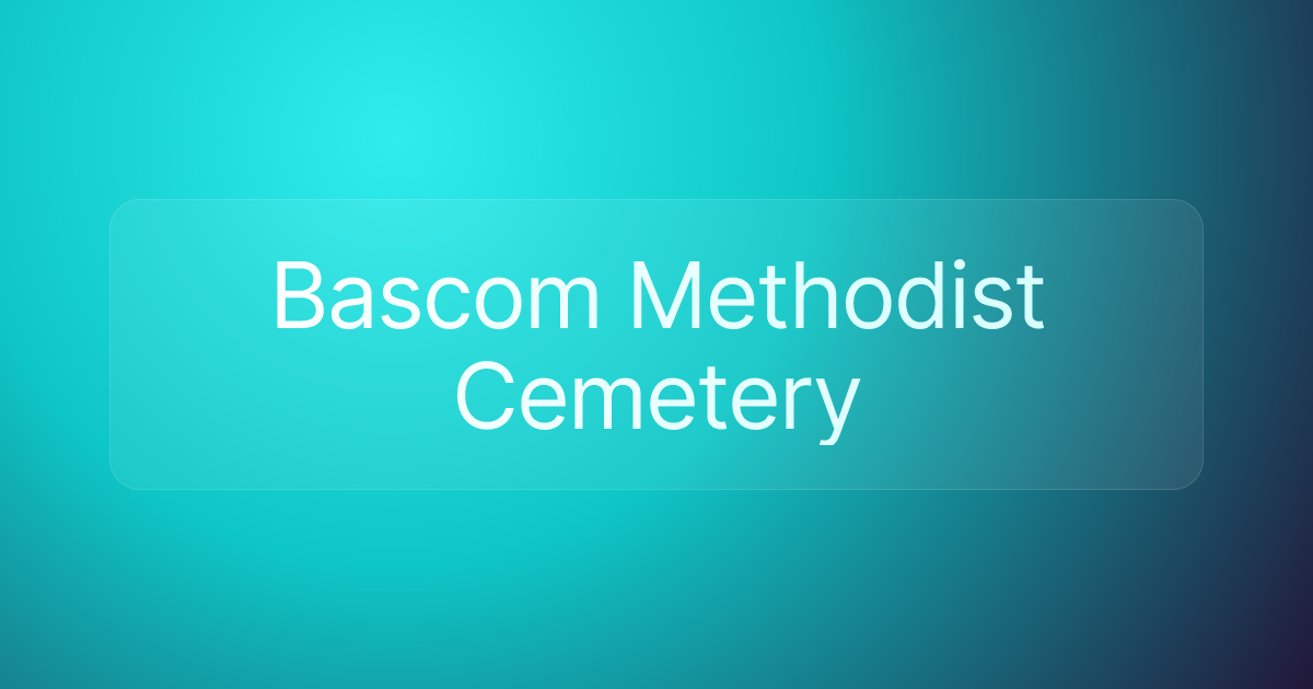 Bascom Methodist Cemetery
