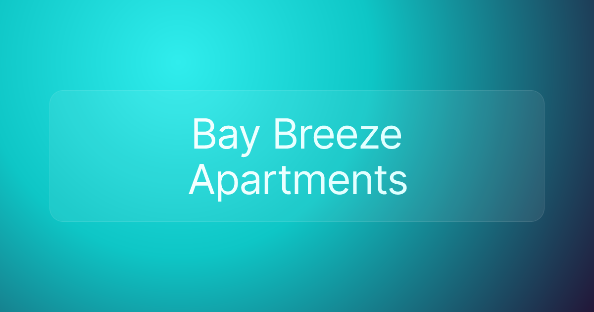 Bay Breeze Apartments