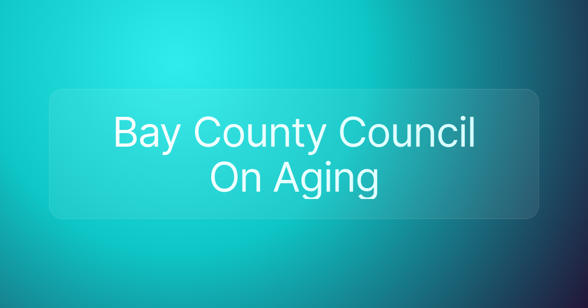 Bay County Council On Aging