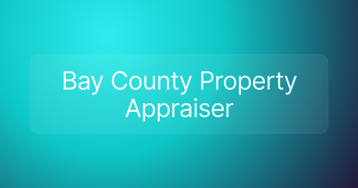 Bay County Property Appraiser