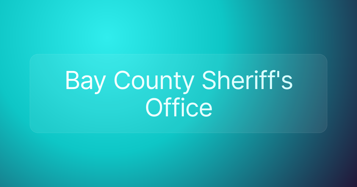 Bay County Sheriff's Office