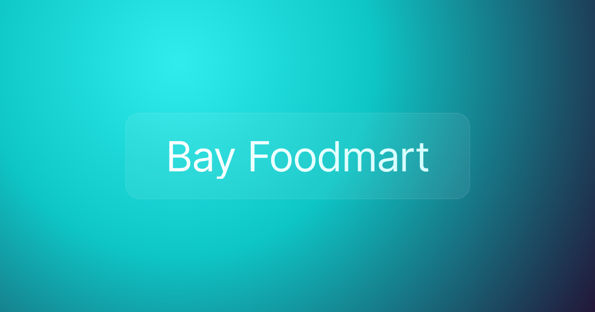 Bay Foodmart