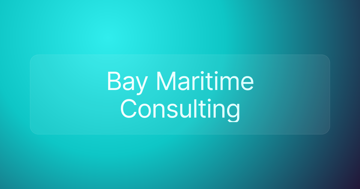 Bay Maritime Consulting