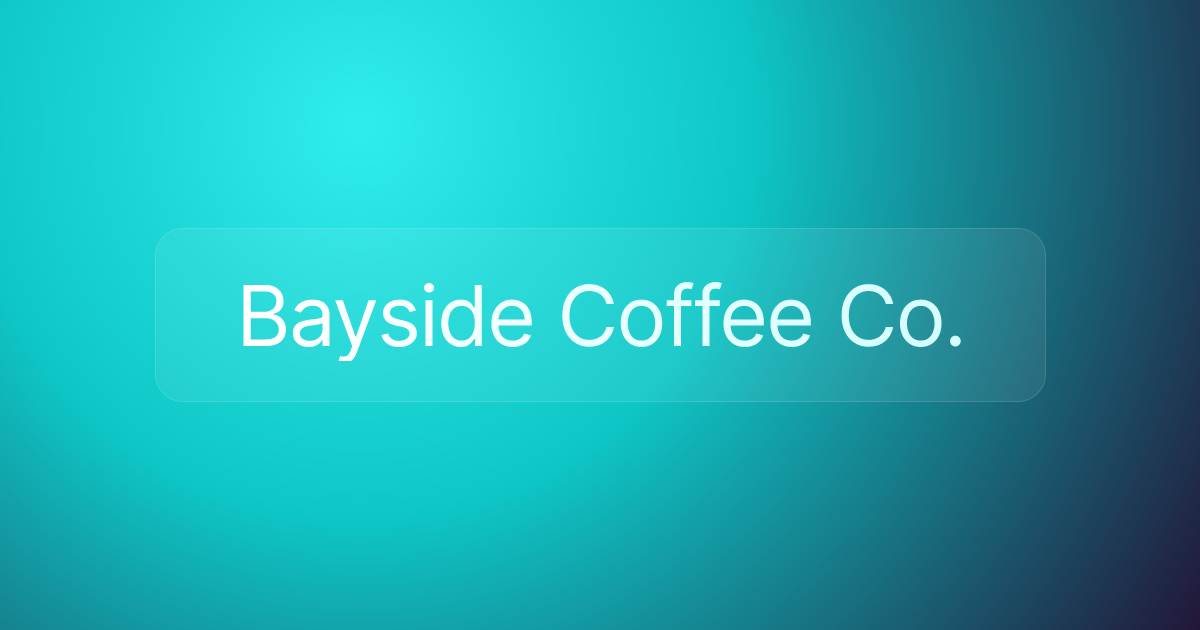 Bayside Coffee Co.
