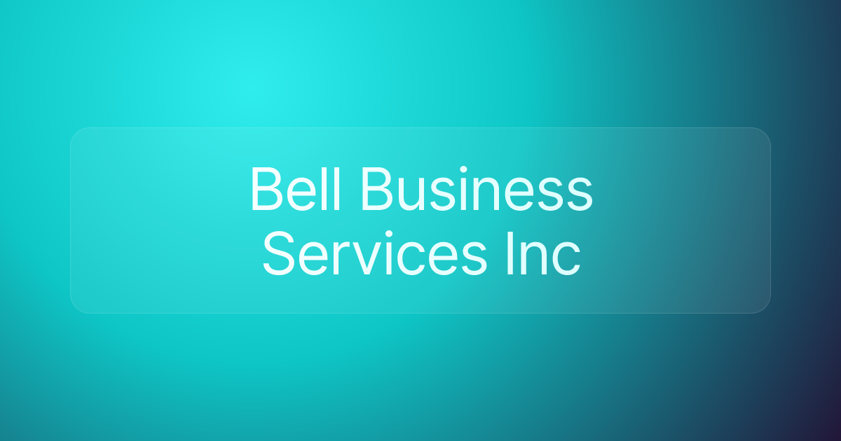 Bell Business Services Inc