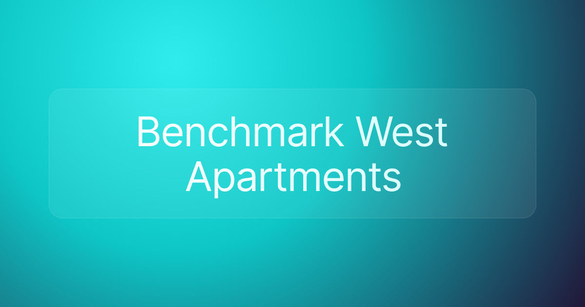 Benchmark West Apartments
