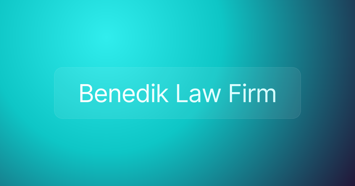Benedik Law Firm