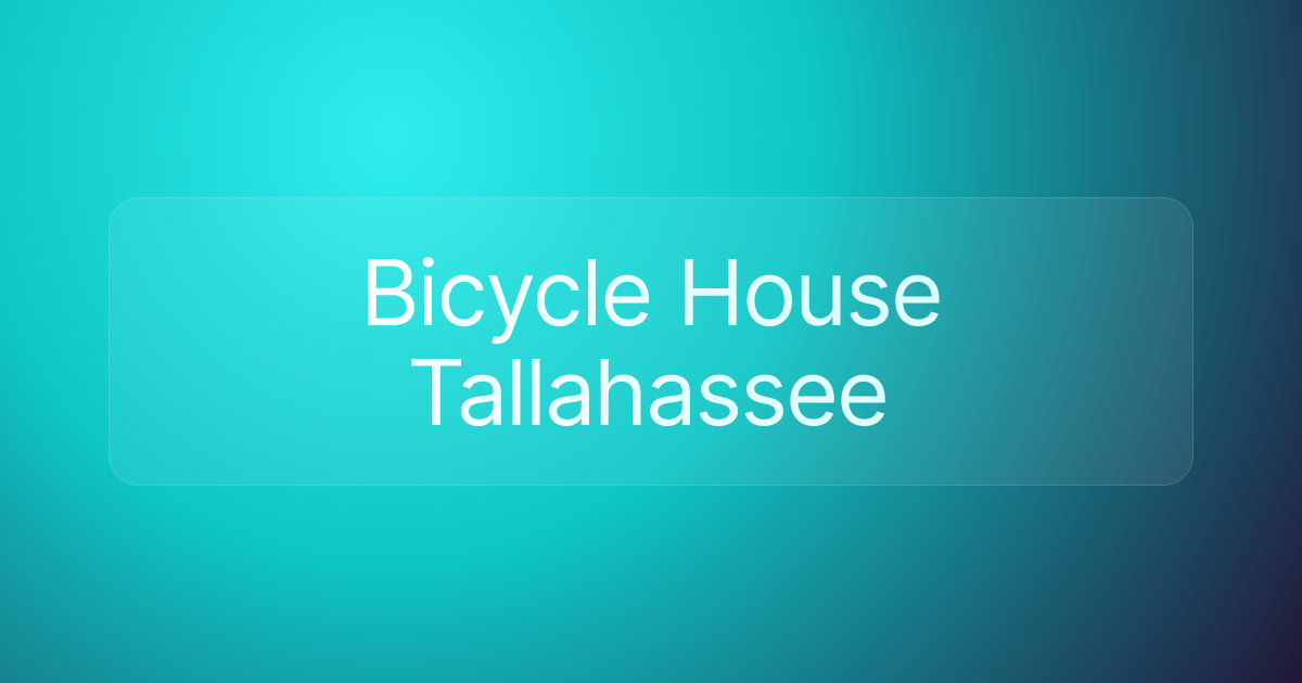 Bicycle House Tallahassee