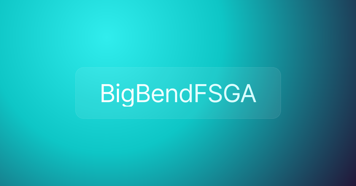 BigBendFSGA