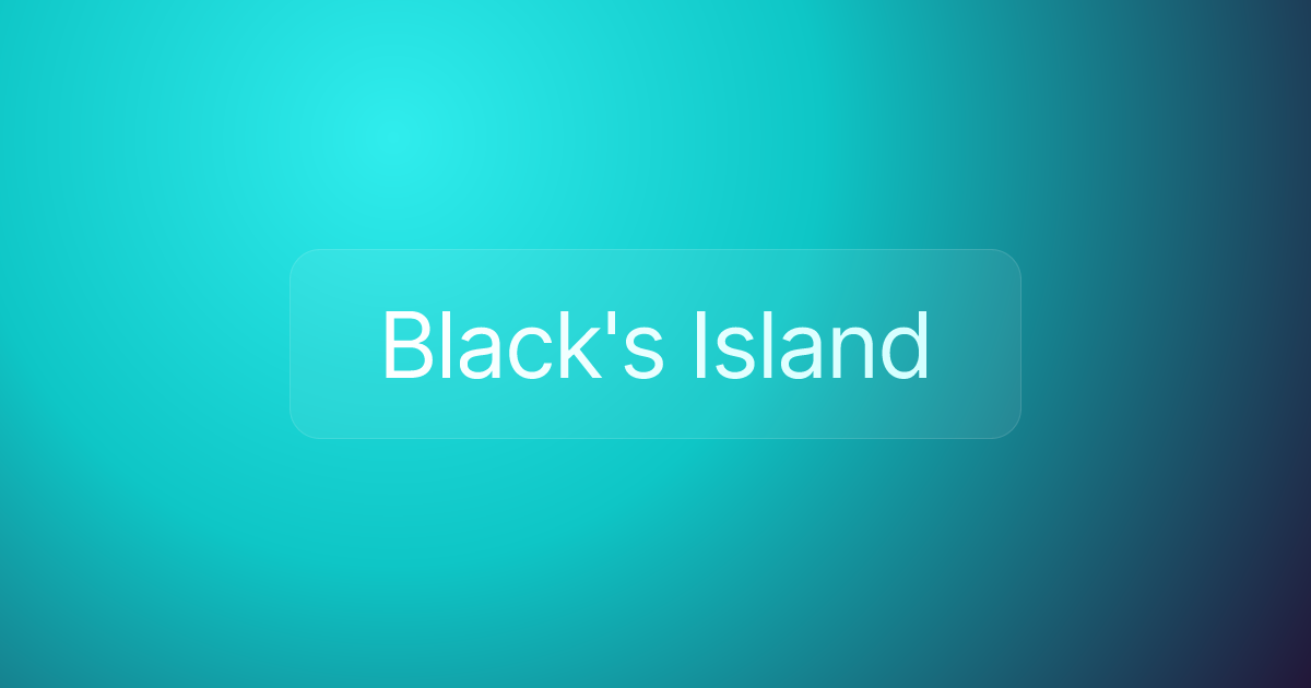 Black's Island