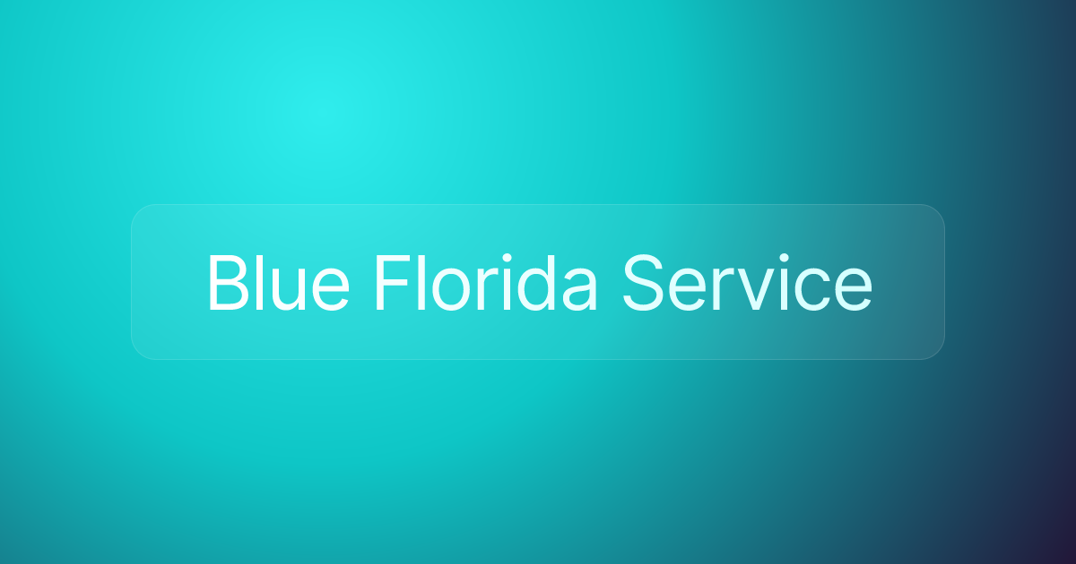 Blue Florida Service