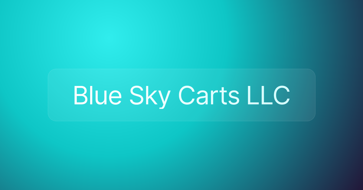 Blue Sky Carts LLC