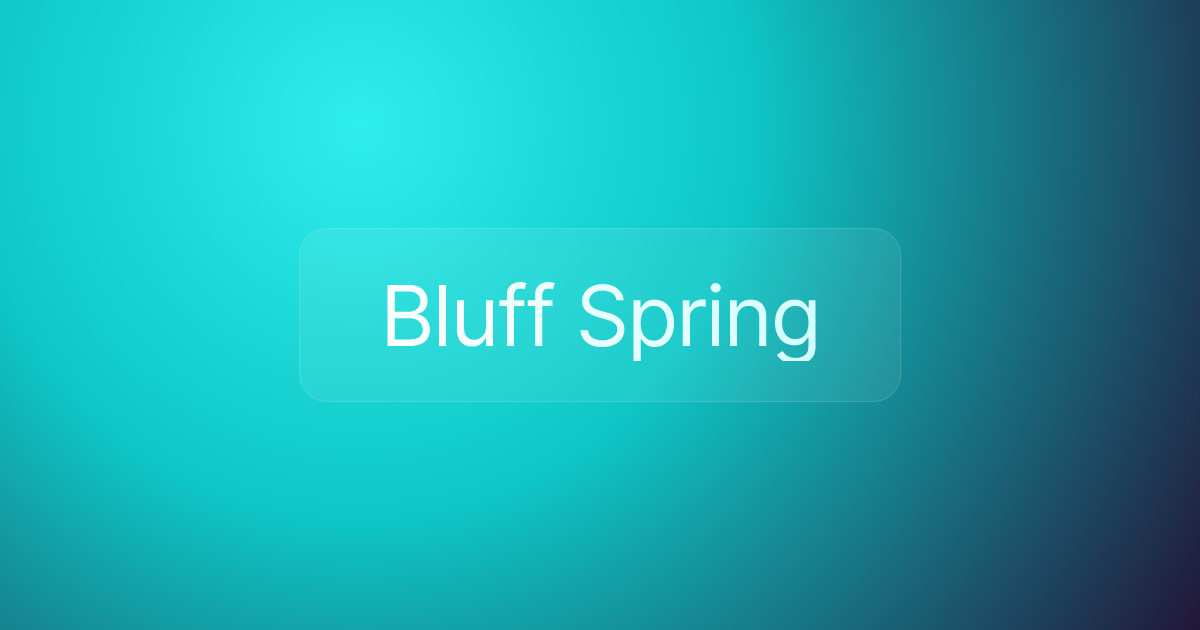 Bluff Spring