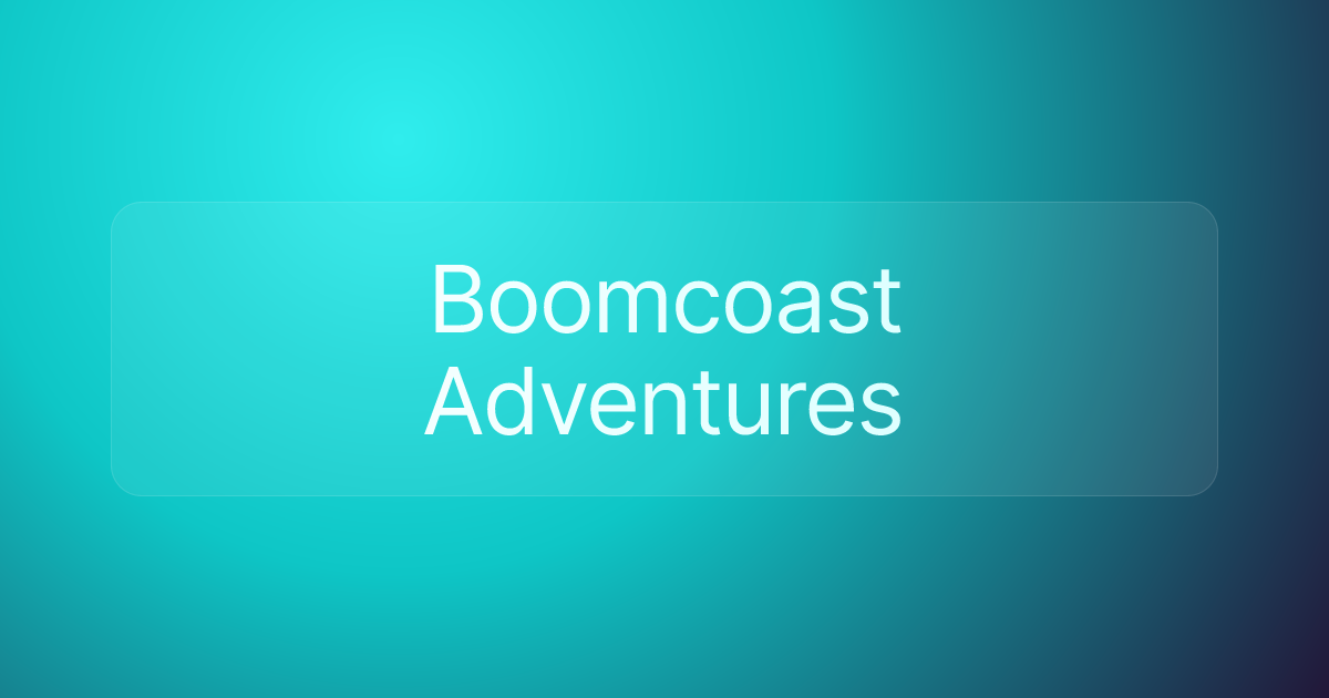 Boomcoast Adventures