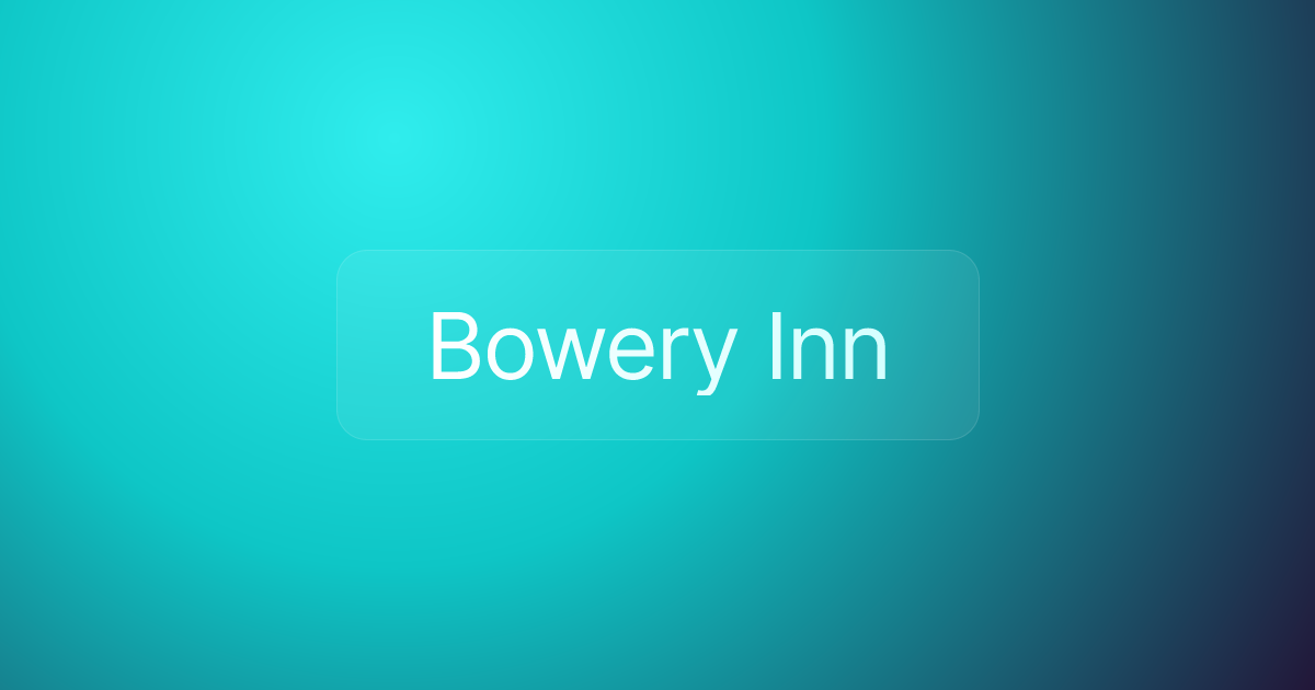 Bowery Inn