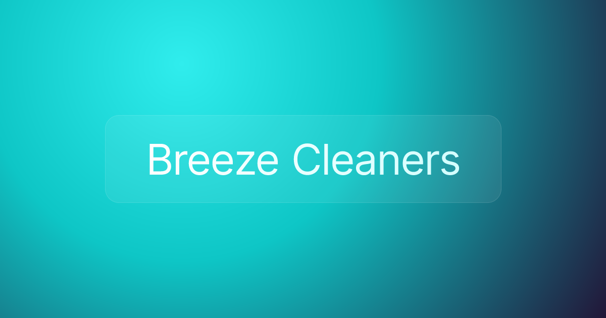 Breeze Cleaners