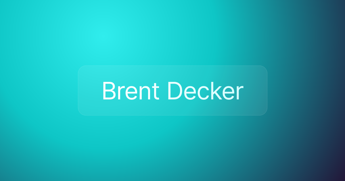 Brent Decker