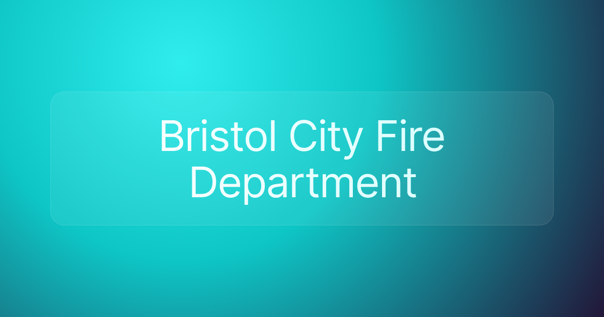 Bristol City Fire Department