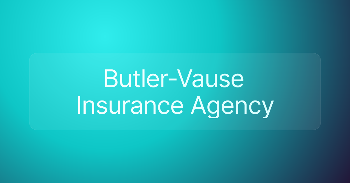 Butler-Vause Insurance Agency