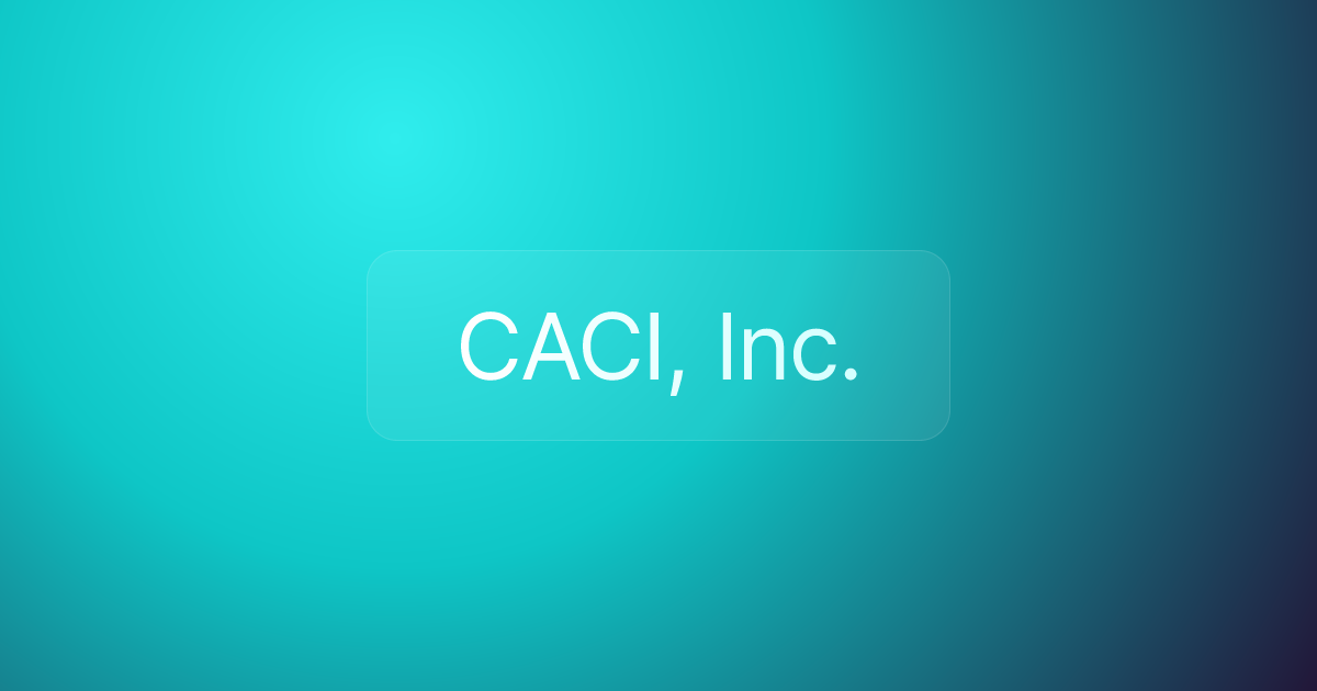 CACI, Inc.