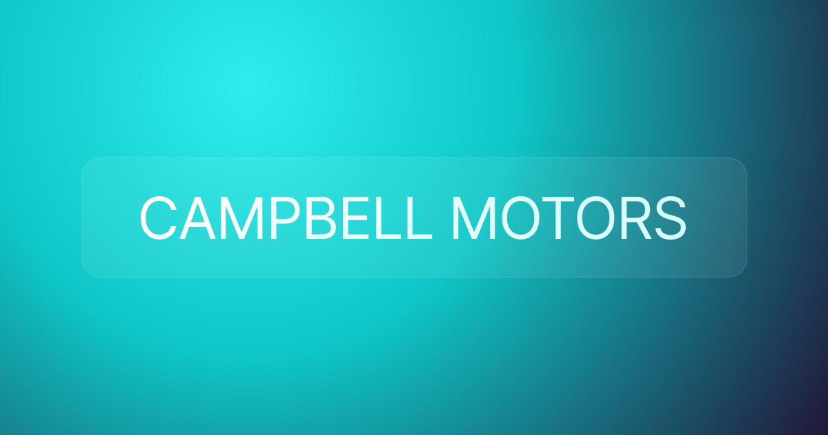 CAMPBELL MOTORS