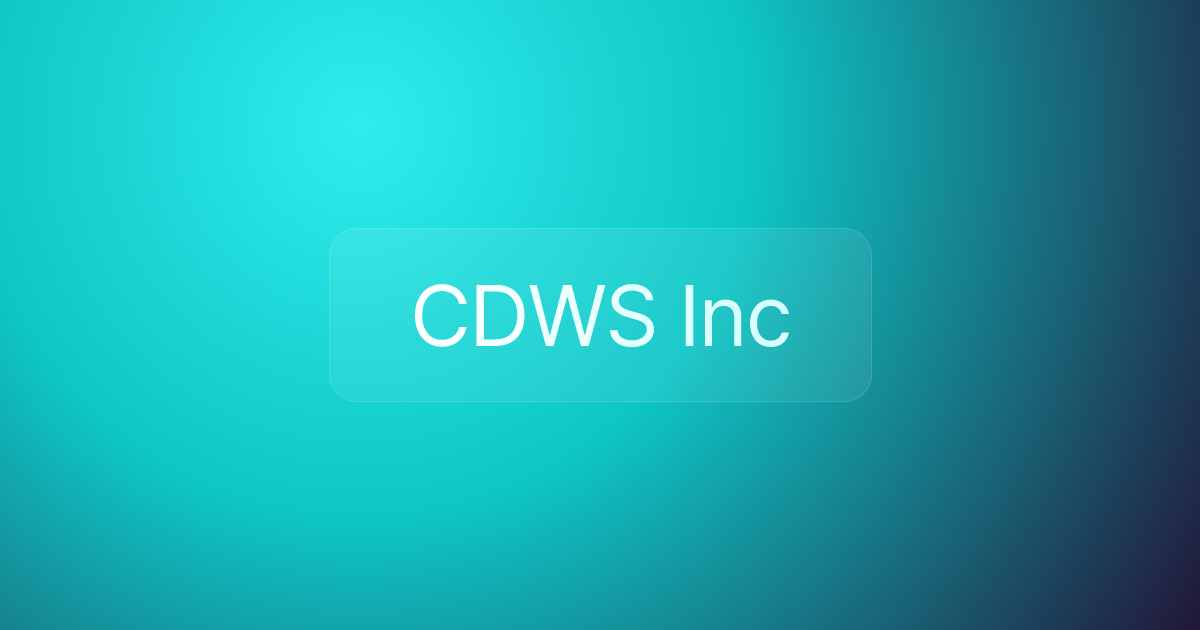 CDWS Inc